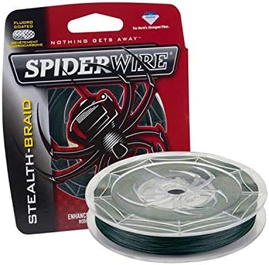 Spiderwire Stealth® Superline, Moss Green, 20lb | 9 קג, 125YD | קו דיג קלוע 114 מ ', המתאים לסביבות מים מתוקים